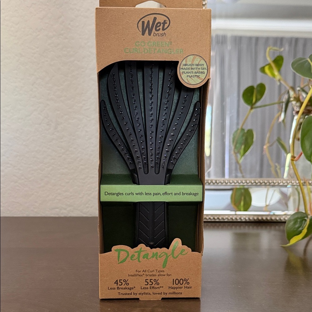 Wet Brush Go Green Curl Detangler - Black
